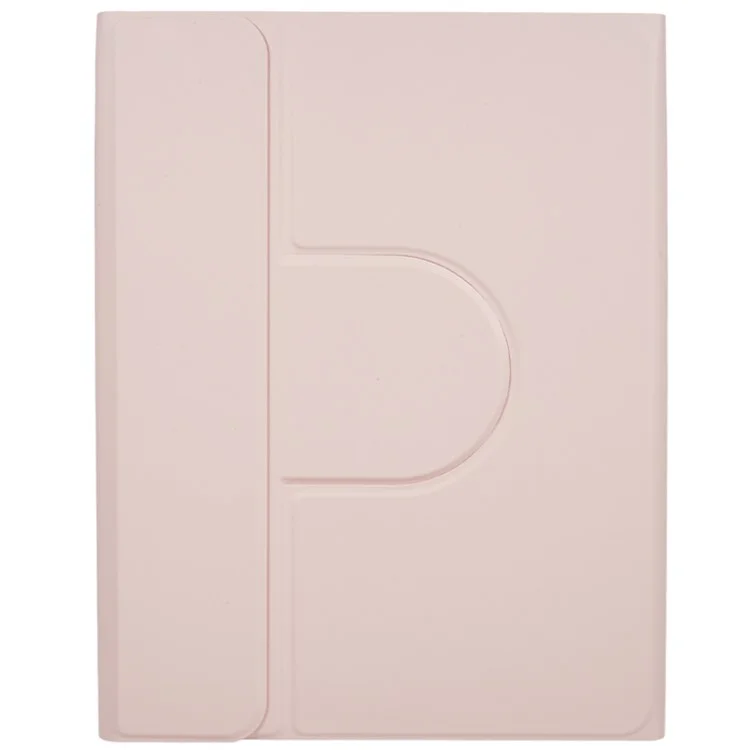 SK-2011 Stand Tablet Case For iPad Pro 11 (2018) / (2020) / (2021) / (2022) PU Leather Cover with Detachable Wireless Bluetooth-compatible Keyboard - Pink