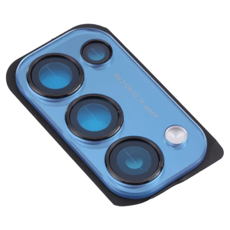 Per Oppo Reno5 Pro 5G OEM Back Camera Lens Holder Cover con vetro Parte (senza logo) - Nero