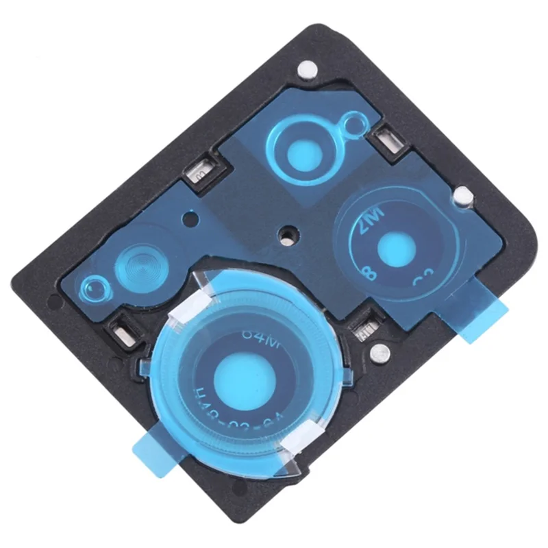 For Oppo Reno7 4G OEM Back Camera Lens Holder Cover with Glass Part (without Logo) - Blue