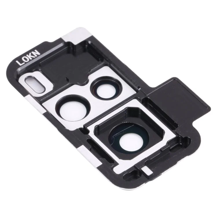 Para Vivo X60 5G V2045 OEM Back Camera Lens Holder Tampa Com Parte de Vidro (sem Logotipo) - Preto