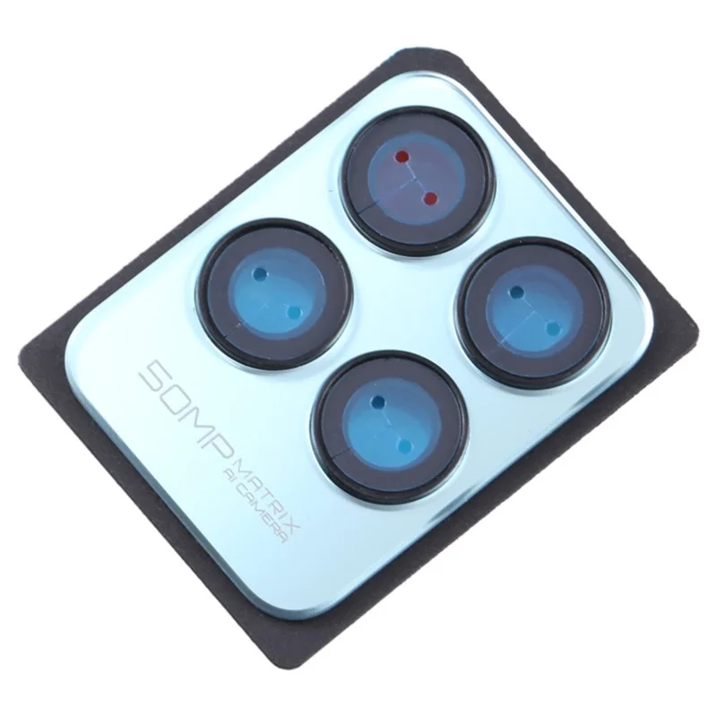 For Realme 8i OEM Back Camera Lens Holder Cover with Glass Part (without Logo) - Green