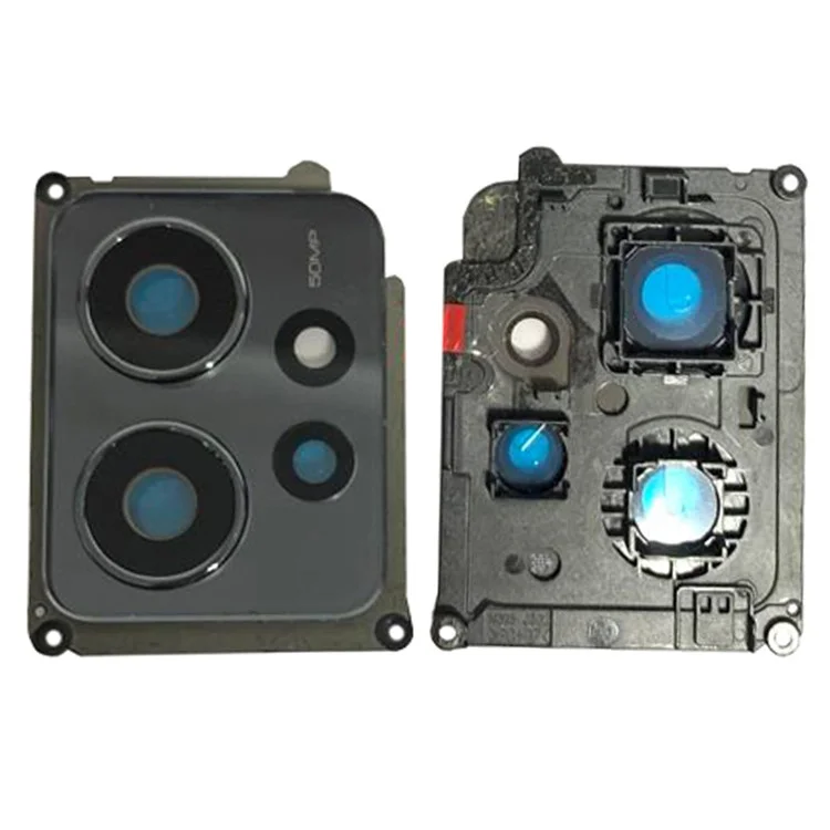 For Xiaomi Redmi Note 12 4G OEM Back Camera Lens Holder Cover with Glass Part (without Logo) - Black
