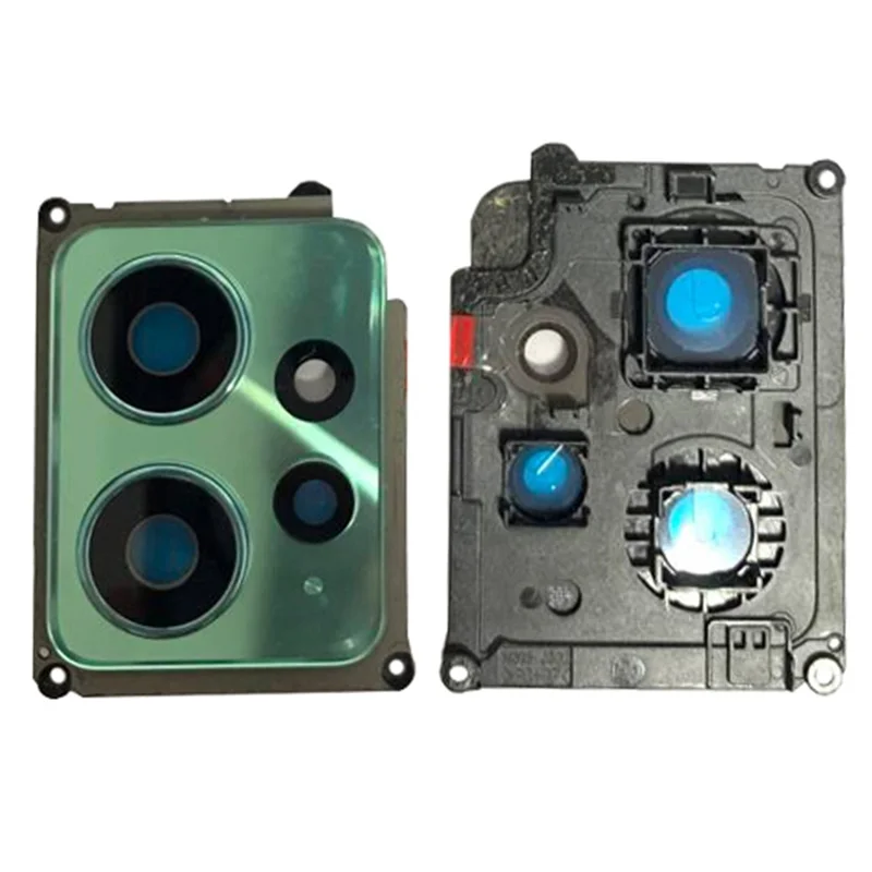 Für Xiaomi Redmi Note 12 4G OEM Rückkamera Linsenhalter Cover mit Glaspart (ohne Logo) - Grün