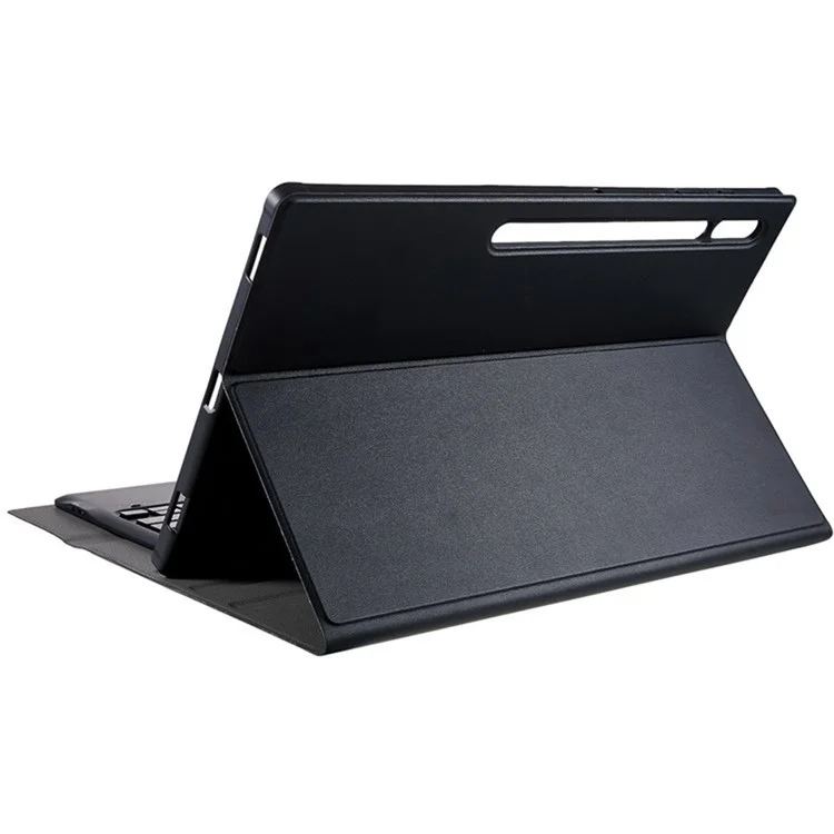 A910B-A For Samsung Galaxy Tab S9 Ultra X910 / X916B / X918U Removable Bluetooth-compatible Keyboard with TouchPad Protective Case - Black