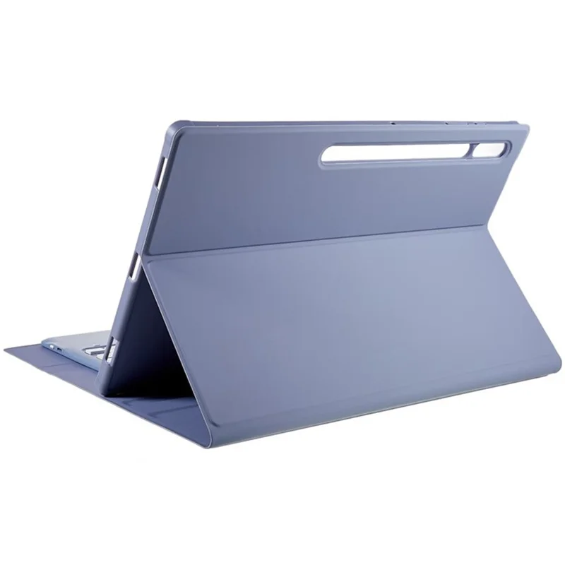 A910B-A For Samsung Galaxy Tab S9 Ultra X910 / X916B / X918U Removable Bluetooth-compatible Keyboard with TouchPad Protective Case - Purple