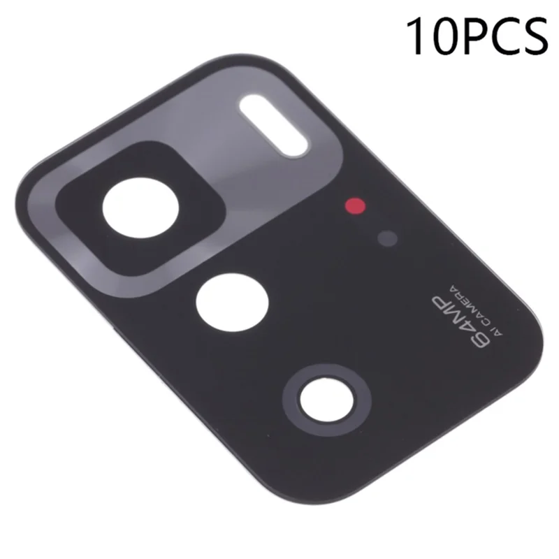 10Pcs For Xiaomi Redmi Note 10 Pro 5G (China) Phone Rear Camera Lens Cover Replacement Part (without Logo)