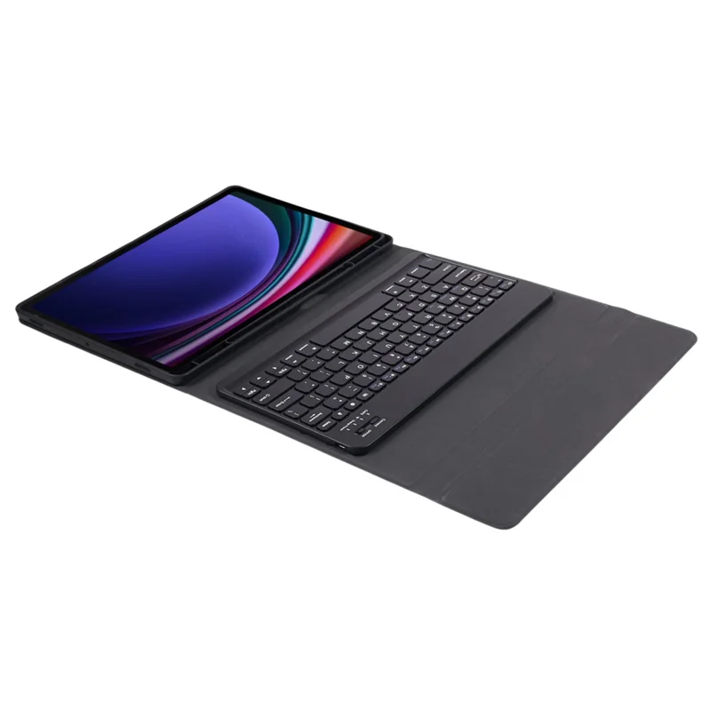 SK-X810D For Samsung Galaxy Tab S9+ (X810 / X816B / X818U) Backlit Bluetooth-compatible Keyboard PU+PC Tablet Case