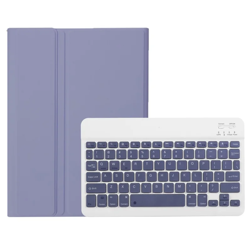 AH14 For Huawei MatePad Air 11.5 inch (2023) Split-type Bluetooth-compatible Keyboard Ultra-slim Tablet Case with Pen Holder - Purple