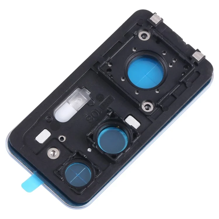 For Xiaomi 12T 5G OEM Back Camera Lens Holder Cover with Glass Replacement Part (without Logo) - Blue