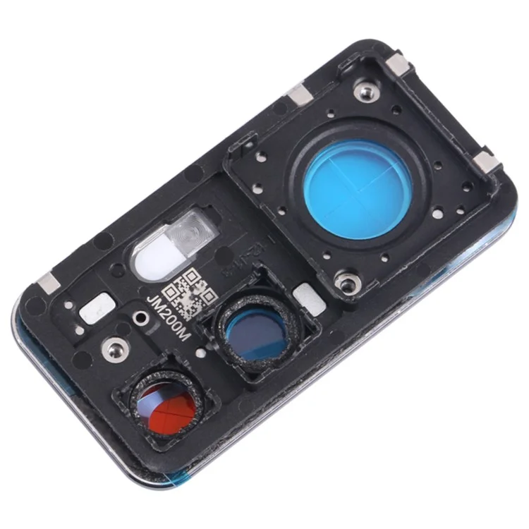 Para Xiaomi 12T Pro 5G OEM Back Camera Lens Holder Cover com Vidro Peça de Substituição de Telefone (sem Logotipo) - Preto