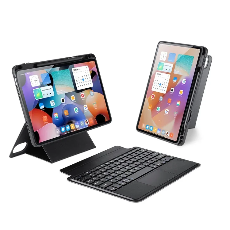 DUX DUCIS Per Xiaomi Pad 5 / Pad 5 Pro 3 in 1 Tastiera Bluetooth Rimovibile Magnetica Custodia in Pelle PU per Tablet
