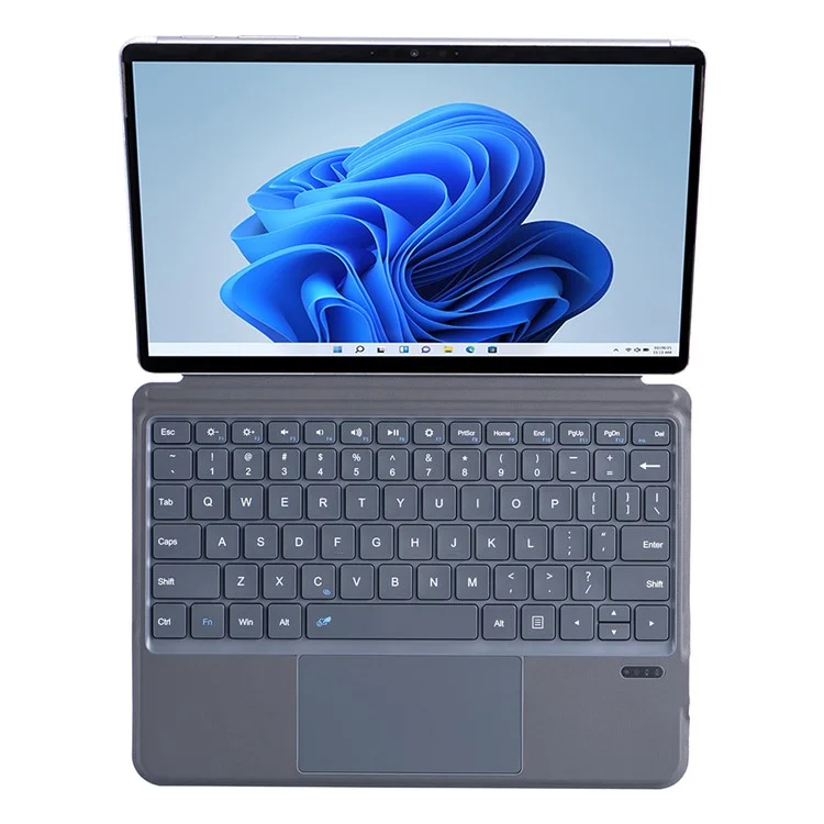 FT-2087A Slim Wireless Keyboard for Microsoft Surface Go / Go 3 / Go 2 10.5 inch Touchpad Bluetooth-compatible Keyboard without Backlit