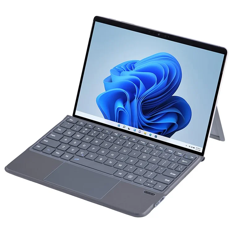FT-2087A Slim Wireless Keyboard for Microsoft Surface Go / Go 3 / Go 2 10.5 inch Touchpad Bluetooth-compatible Keyboard without Backlit