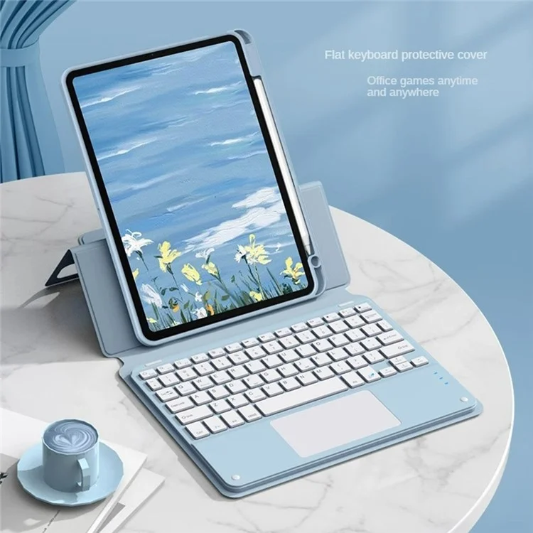 Tastiera touch FT-5011 per iPad Air 11 (2024) / Air (2022) / (2020) / iPad Pro 11 (2022) / (2021) / (2020) / (2018) Custodia in pelle - Rosa