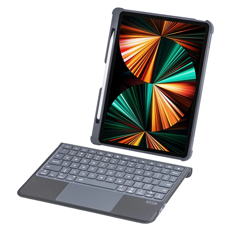T5507D For iPad Air 11 (2025) / (2024) / Air (2020) (2022) / Pro 11 (2020) / (2021) / (2022) / (2018) Bluetooth-Compatible Keyboard Tablet Case