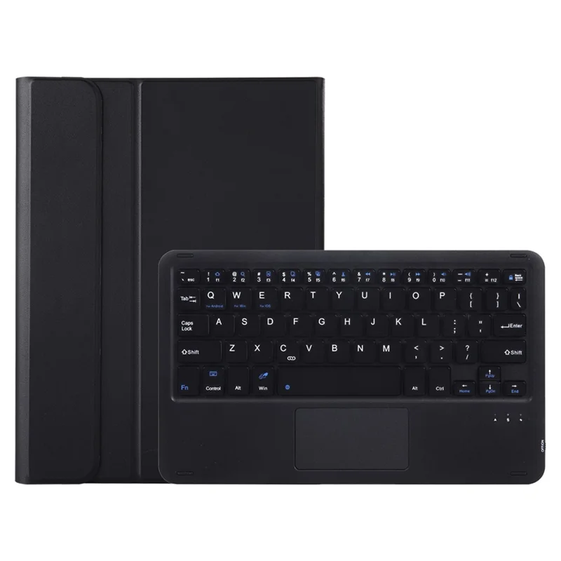 A0N9-A For Xiaomi Redmi Pad SE Touchpad Bluetooth-compatible Keyboard with Leather Tablet Case - Black