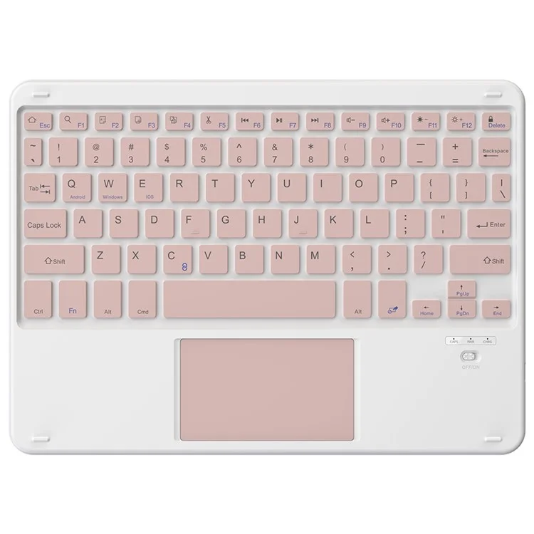 172 Wireless Keyboard with Touchpad Portable Bluetooth-compatible Keyboard for iOS / Mac Android Windows - Pink