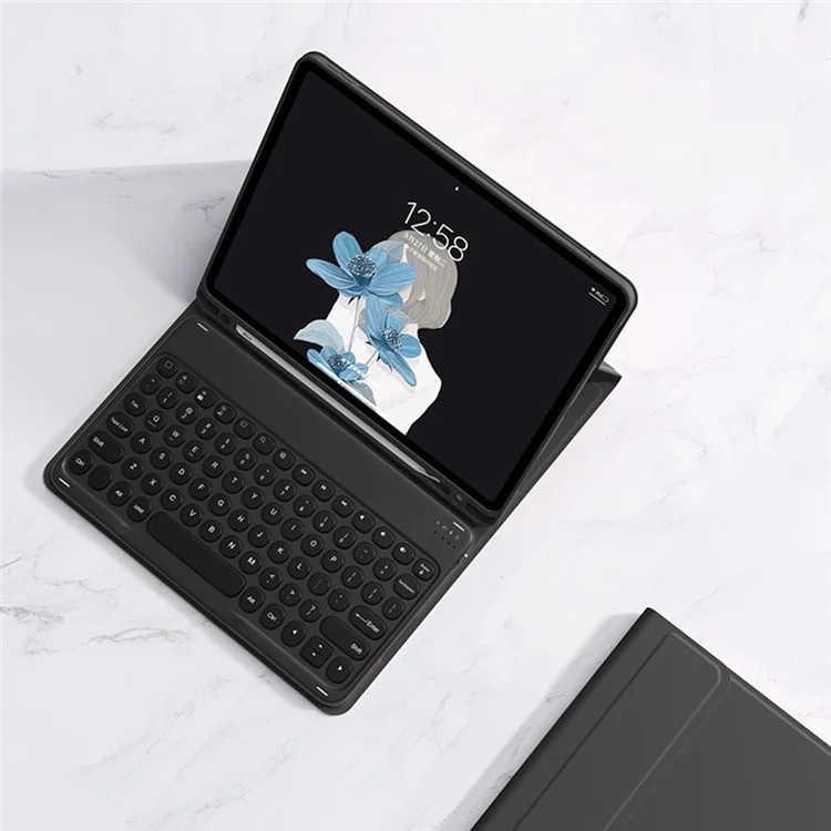 SK-1109 Per iPad Pro 11 (2020) / (2021) / (2022) / iPad Air 11 (2024) / Air (2020) / Air (2022) Tastiera Bluetooth Custodia Tablet Flip - Nero