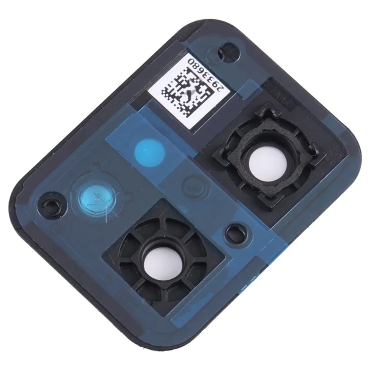 Pour Realme 9 5G OEM Couvercle du support de l'objectif de la caméra arrière avec pièce de rechange en verre (sans logo) - Blanc