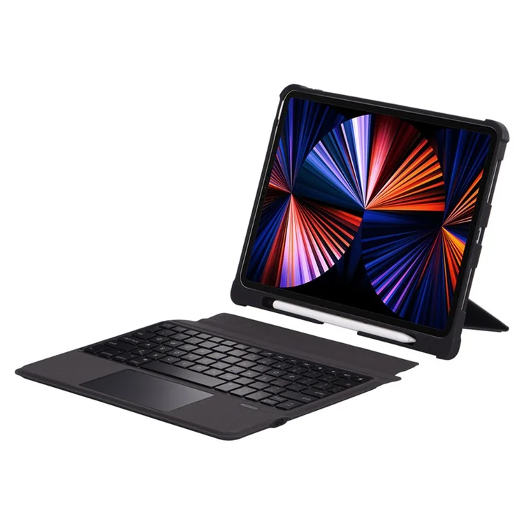 T5209D For iPad Pro 12.9-inch (2018) / (2020) / (2021) / (2022) Backlit Bluetooth-compatible Keyboard with PU Leather Tablet Case