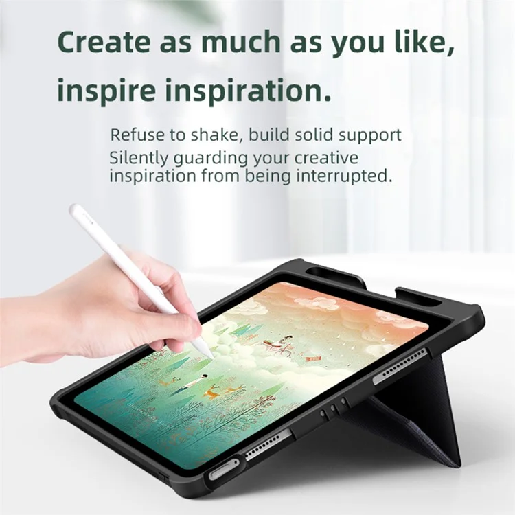 T5209D For iPad Pro 12.9-inch (2018) / (2020) / (2021) / (2022) Backlit Bluetooth-compatible Keyboard with PU Leather Tablet Case