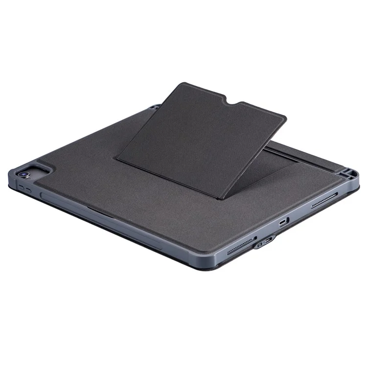 T5509D Para Ipad Pro 12.9 Pulgadas (2018) /(2020) /(2021) /(2022) Teclado Bluetooth de Eje de Metal Con Estuche de Tableta Desmontable