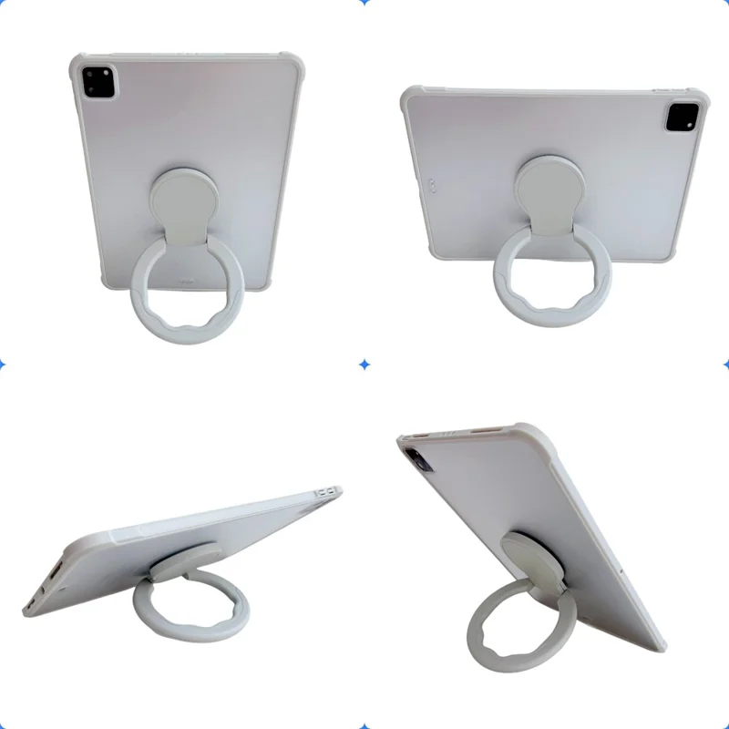 A11 For iPad Pro 11-inch (2018) / (2020) / (2021) / (2022) Bluetooth-compatible Keyboard Set with Mouse, Rotating Kickstand Tablet Case - Sky Blue