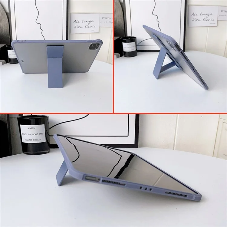 Étui de support pour tablette A11 pour iPad Pro 11 pouces (2018) / (2020) / (2021) / (2022) avec clavier Bluetooth et souris - Noir