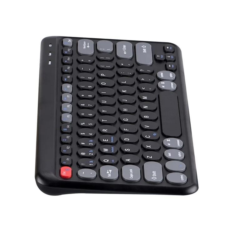 A201 Laptop Keyboard Bluetooth-compatible + Wireless 2.4G Computer Keyboard for Windows / 8-Pin / Android - Black