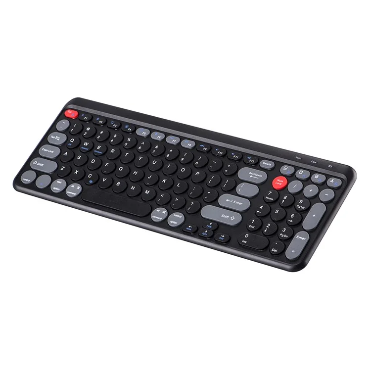 Teclado Bluetooth portátil A202 para laptop Teclado sem fio 2.4G para Windows / 8-Pin / Android - Preto