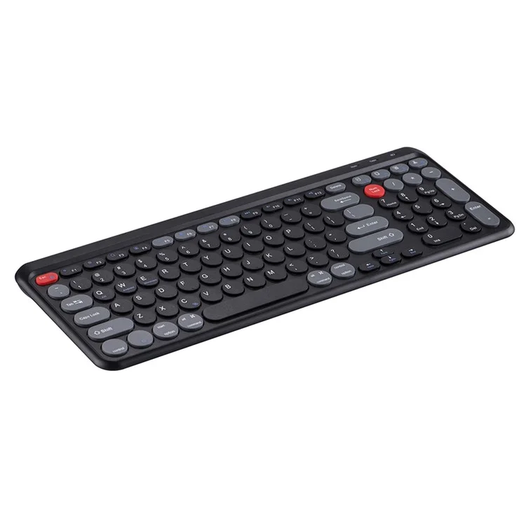 Teclado Bluetooth portátil A202 para laptop Teclado sem fio 2.4G para Windows / 8-Pin / Android - Preto