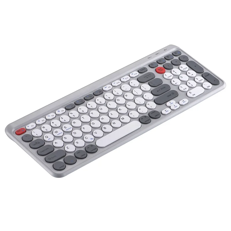 A202 Tastiera Bluetooth per Laptop Tastiera Wireless Portatile 2.4G Tastierino Numerico per Windows / 8-Pin / Android - Grigio