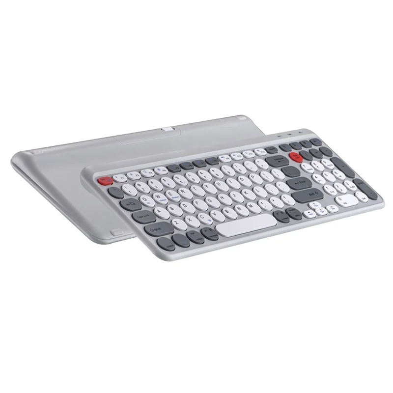 A202 Tastiera Bluetooth per Laptop Tastiera Wireless Portatile 2.4G Tastierino Numerico per Windows / 8-Pin / Android - Grigio