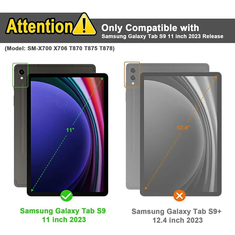 SK-X510 For Samsung Galaxy Tab S10 FE / S9 FE SM-X510 / X516 / X518 Bluetooth-Compatible Keyboard Tablet Case PU Flip Cover - Green