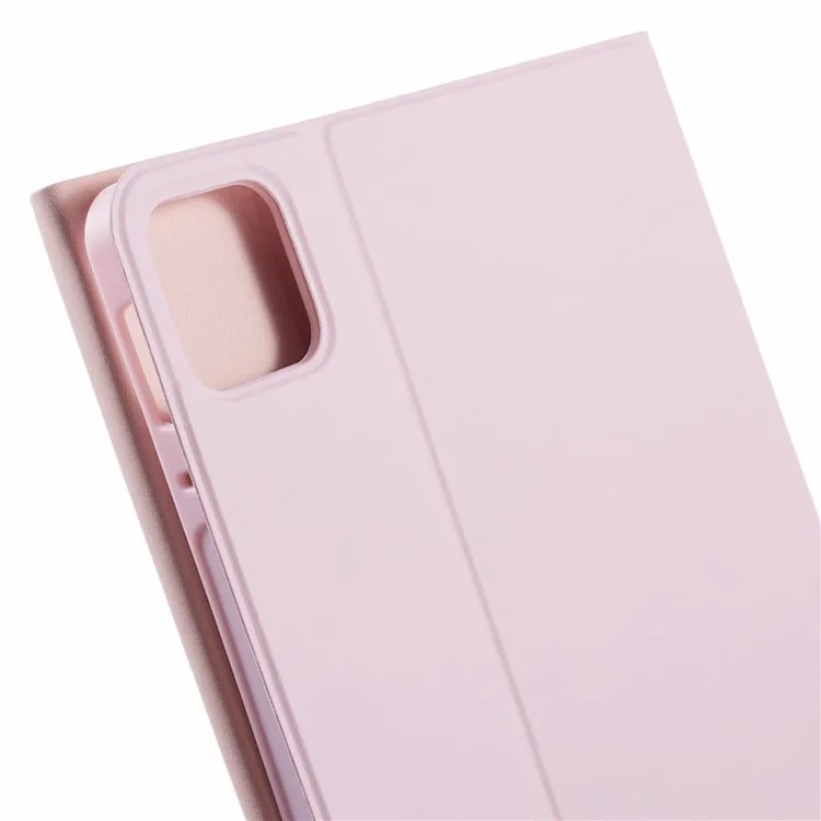 XM-Pro11 For Xiaomi Pad 6 Pro / Pad 6 Bluetooth-compatible Keyboard Shockproof Tablet Case Leather Flip Cover - Pink
