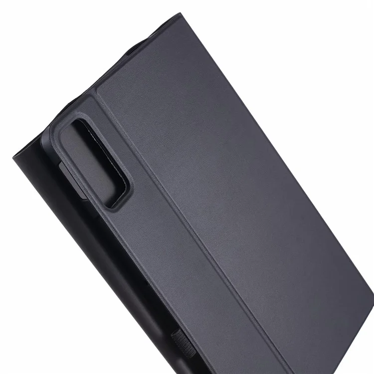 SK-SE11 Per Xiaomi Redmi Pad SE Custodia in pelle PU pieghevole per tablet con tastiera Bluetooth staccabile - Nero