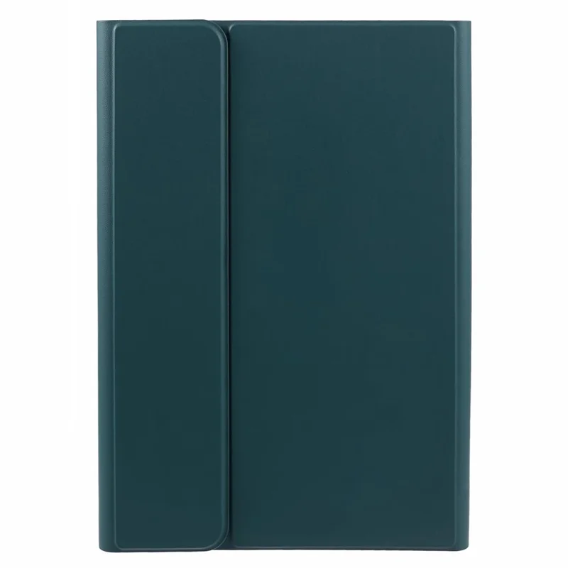 SK-SE11 For Xiaomi Redmi Pad SE PU Leather Flip Tablet Case Cover with Detachable Bluetooth-compatible Keyboard - Midnight Green