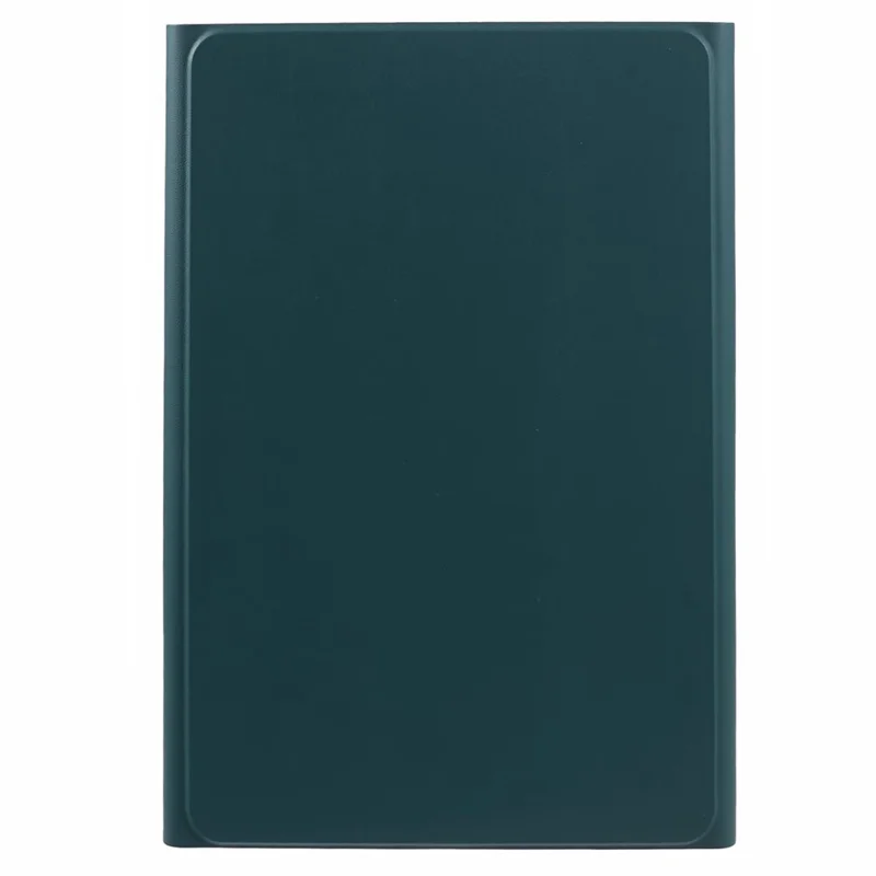 SK-SE11 For Xiaomi Redmi Pad SE PU Leather Flip Tablet Case Cover with Detachable Bluetooth-compatible Keyboard - Midnight Green