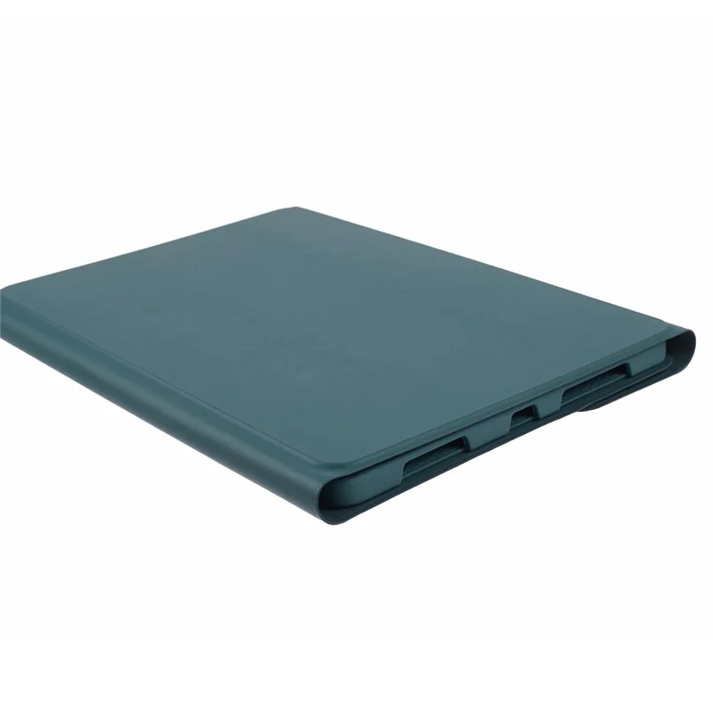 SK-SE11 For Xiaomi Redmi Pad SE PU Leather Flip Tablet Case Cover with Detachable Bluetooth-compatible Keyboard - Midnight Green