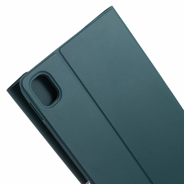 XM-Pro5 Pour Xiaomi Pad 5 / Pad 5 Pro Clavier Bluetooth amovible Étui pour tablette en cuir PU Flip Cover - Vert de minuit