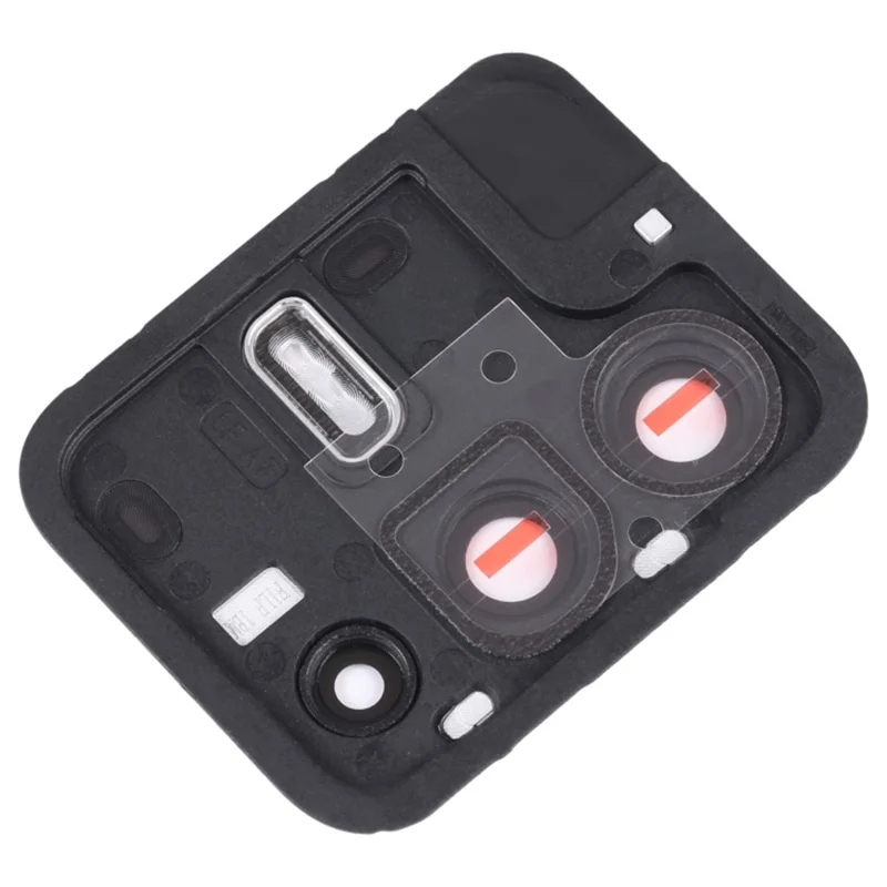 Per vivo V23 5G OEM Back Camera Lens Holder Cover con sostituzione parte vetro (senza logo) - Nero