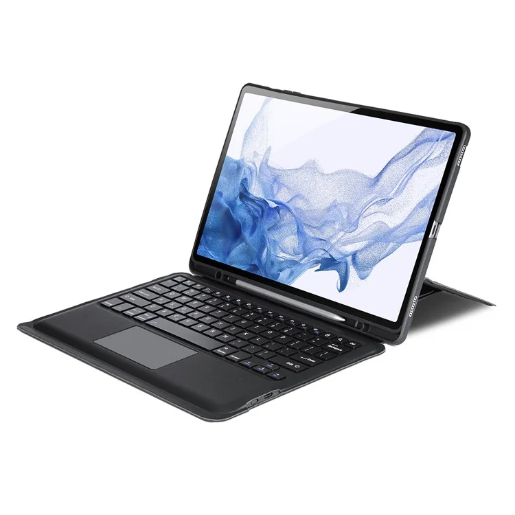 DUX DUCIS For Samsung Galaxy Tab S8+ / S7+ / S7 FE Stand Leather Tablet Case with Magnetic Detachable Keyboard