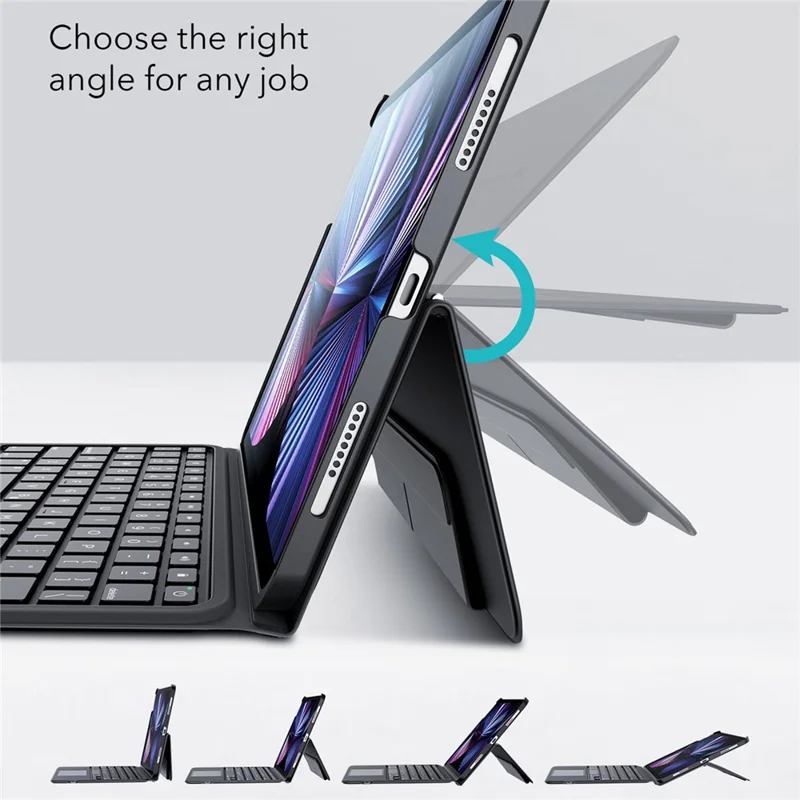 ESR 6B005 Ascend Keyboard Case for iPad Air 11 (2025) / (2024) / Air (2020) / (2022) / Pro 11 (2018) / (2020) / (2021) / (2022) (US Layout)