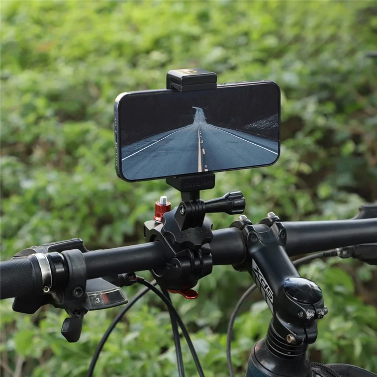 SUNNYLIFE ZJ758 DJI Action 4 / GoPro 12 Supporto per bicicletta con rotazione a 360 gradi