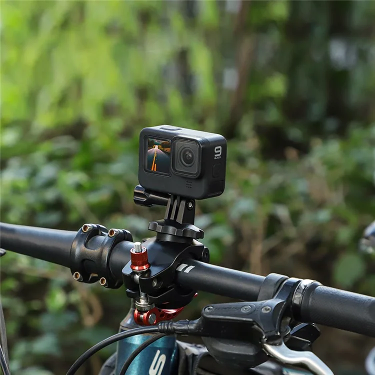 SUNNYLIFE ZJ758 DJI Action 4 / GoPro 12 Supporto per bicicletta con rotazione a 360 gradi