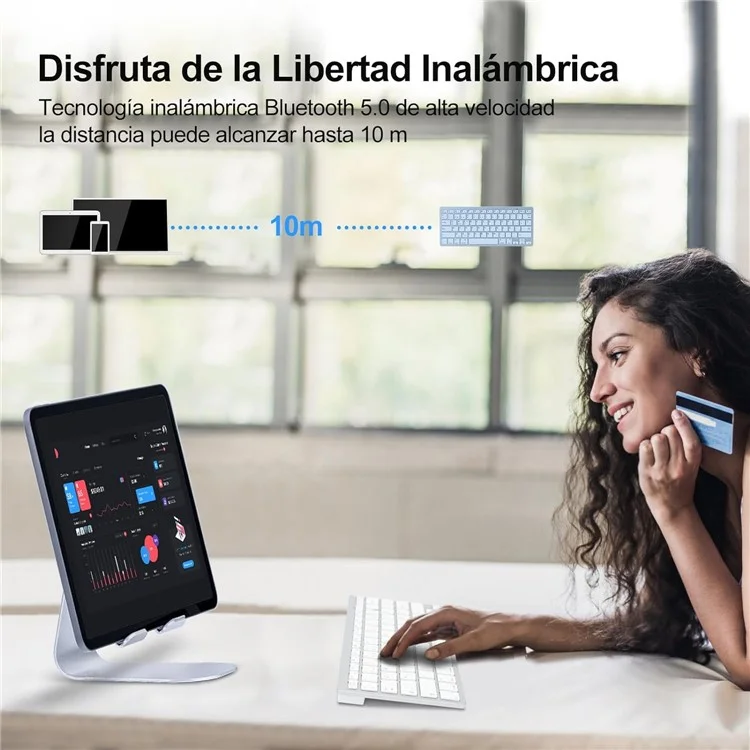 Clavier sans fil universel Bluetooth X5 (SP) Spanish pour smartphone / tablette