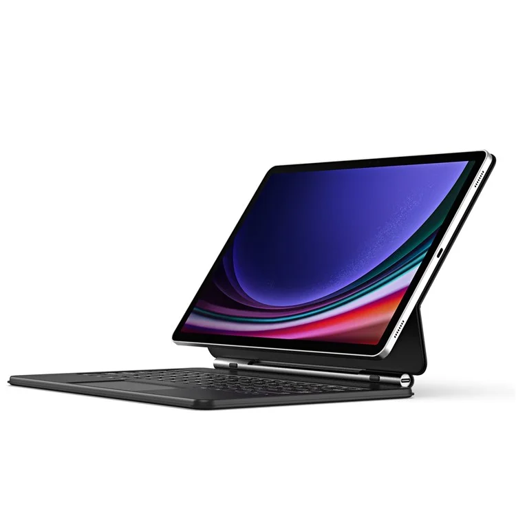 DUX DUCIS Pour Samsung Galaxy Tab S9+ / S8+ / S7+ Étui pour Tablette avec Clavier Bluetooth Magnétique Flottant