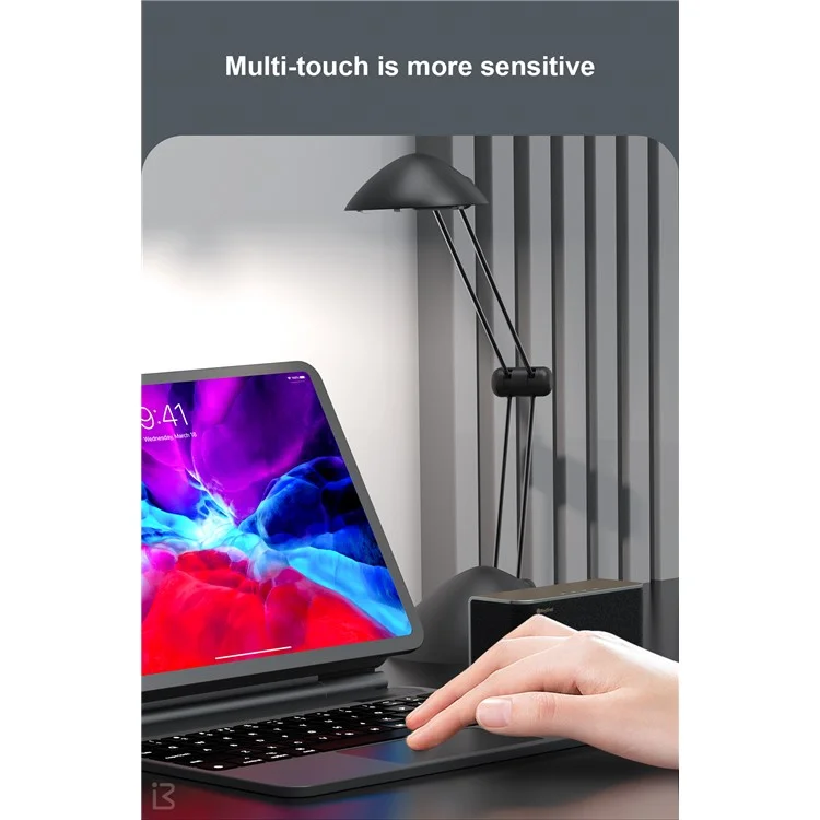BENWIS ID-MKB для iPad 10.9 (2022) Магнитная подвесная клавиатура Кожаная подставка для планшета - Черный