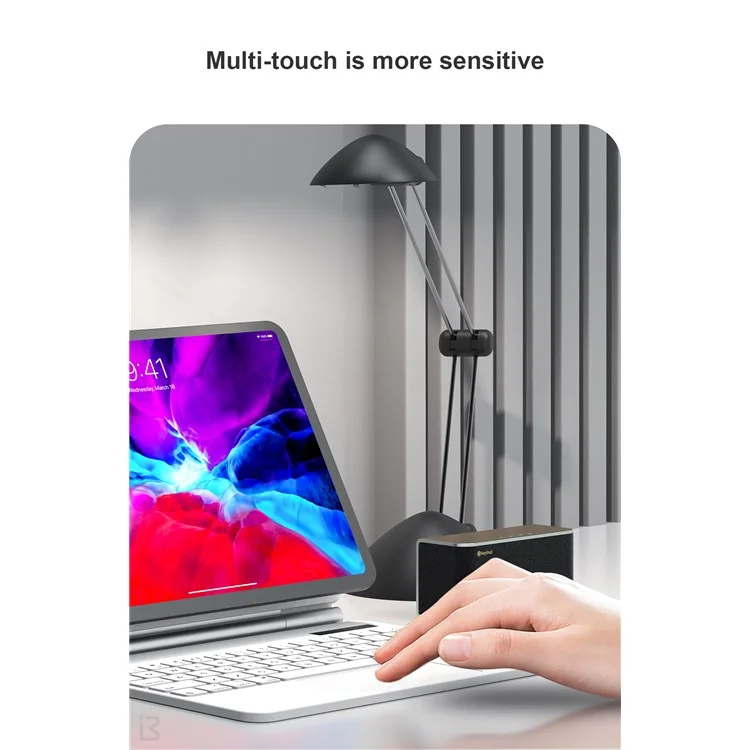 BENWIS ID-MKB Para iPad Air (2020) Capa de Tablet de Couro com Suspensão Magnética Bluetooth Keyboard - Branco