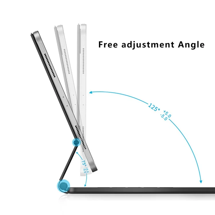 MOMAX MAG Link Wireless Magnetictastatur Für Ipad Pro 12.9 -serie Tablet Tastatur Hülle